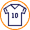 a small icon with a sports jersey
